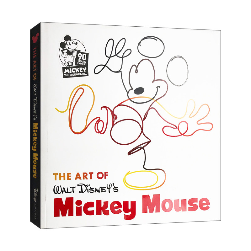 英文原版 The Art of Walt Disney's Mickey Mouse 沃尔特迪士尼米老鼠艺术画册设定集 英文版 进口英语原版书籍
