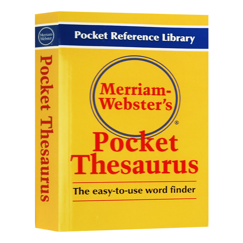 华研原版韦氏同义词反义词袖珍词典英文原版 Merriam-Websters Pocket Thesaurus英文版字典工具书进口原版英语书籍