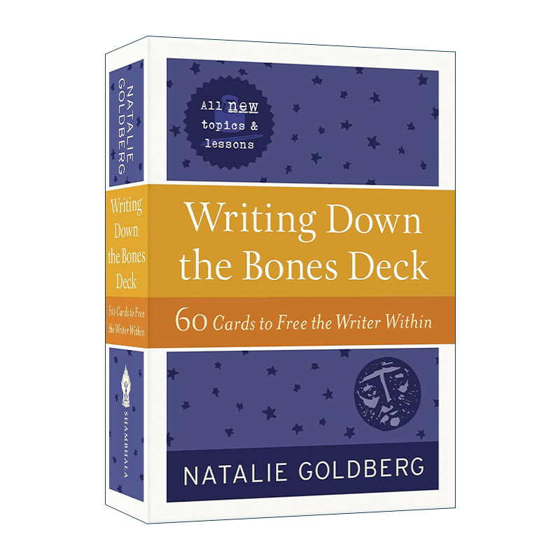 英文原版 Writing Down the Bones Deck 写出我心 普通人如何通过写作表达自己 辅助卡片 娜塔莉·戈德堡Natalie Goldberg 英文版