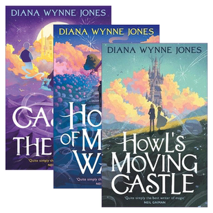英文原版 Howl'S Moving Castle/Castle In The Air/House of Many Ways 哈尔的移动城堡系列3册 英文版 进口英语原版书籍