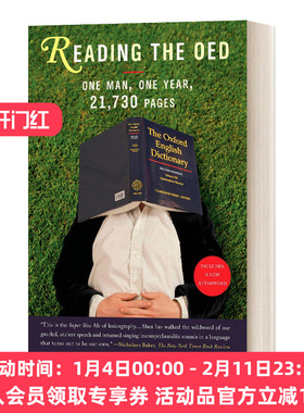 英文原版 Reading the OED One Man  One Year  21 730 Pages 阅读 牛津英语词典 一个人，一年，21730页 英文版 进口英语原版书籍