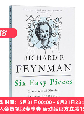 华研原版 费曼讲物理：入门 英文原版 Six Easy Pieces 英文版 进口英语书籍