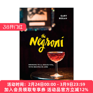 尼克罗尼 英文原版 The Negroni 鸡尾酒食谱 精装 Gary Regan 英文版 进口英语原版书籍
