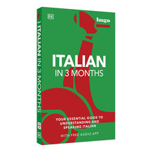 英文原版 Italian in 3 Months with Free Audio App 3个月意大利语速成 带音频软件 英文版 进口英语原版书籍