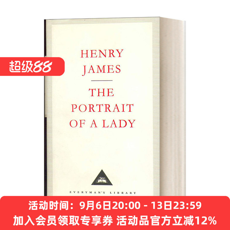 一位女士的画像 英文原版小说 The Portrait Of A Lady 亨利·詹姆斯 人人图书馆精装收藏版 英文版 进口英语原版书籍