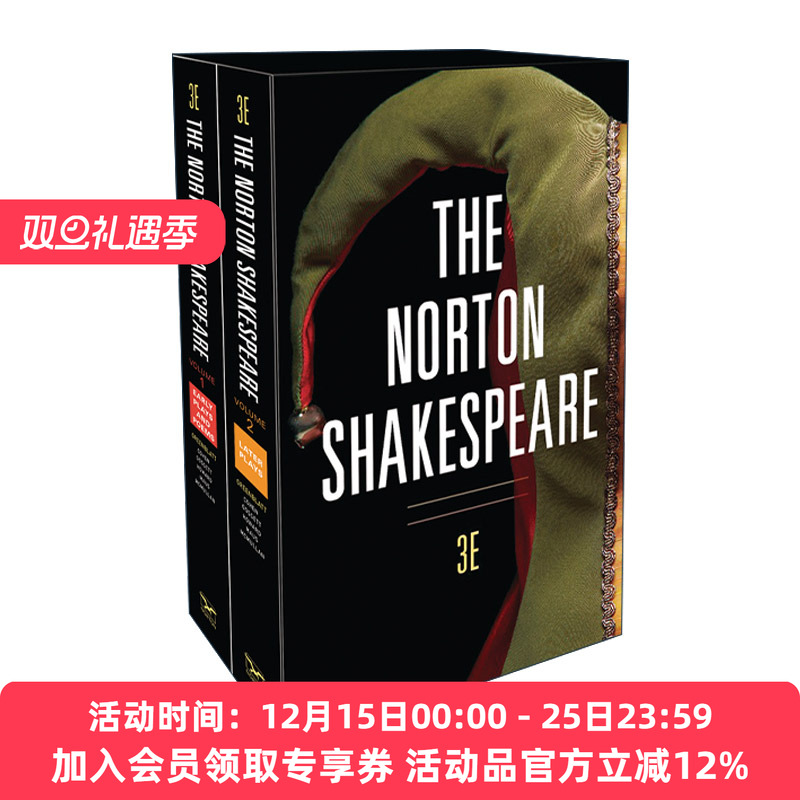 现货 诺顿莎士比亚作品集 英文原版 The Norton Shakespeare 第三版 双卷合订版 英文版 进口英语原版书籍