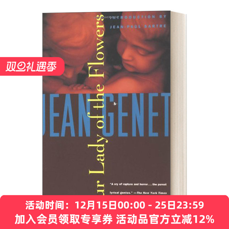 鲜花圣母 英文原版 Our Lady of the Flowers Jean Genet让·热内 英文版 进口英语原版书籍
