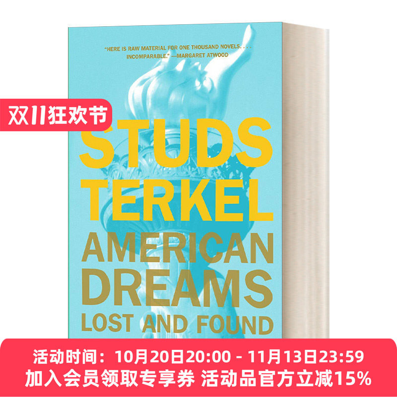 英文原版 American Dreams Lost and Found 美国梦 得与失 Studs Terkel斯特兹?特克尔 美国历史 英文版 进口英语原版书籍