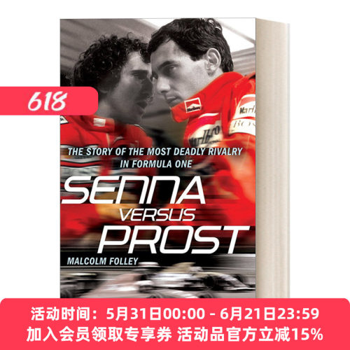 英文原版 Senna Versus Prost 塞纳VS普罗斯特 F1大奖赛冠军之争 英文版 进口英语原版书籍