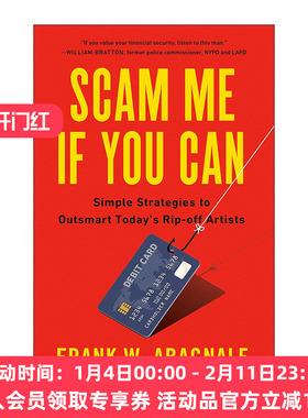 英文原版 Scam Me If You Can 如果你能骗到我 防骗指南 欺诈 猫鼠游戏作者Frank W Abagnale 英文版 进口英语原版书籍