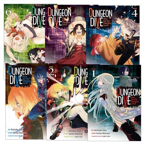 英文原版 DUNGEON DIVE Aim for the Deepest Level (Manga) 以异世界迷宫最深处为目标系列1-6册 英文版 进口英语原版书籍