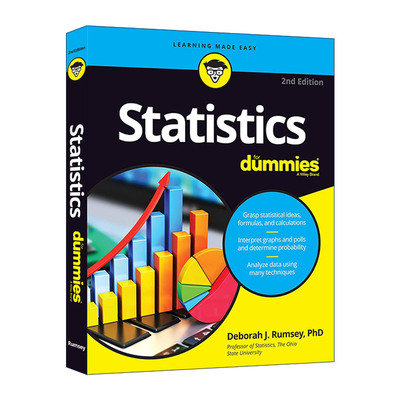 英文原版 Statistics for Dummies 统计学入门 第2版 英文版 进口英语原版书籍