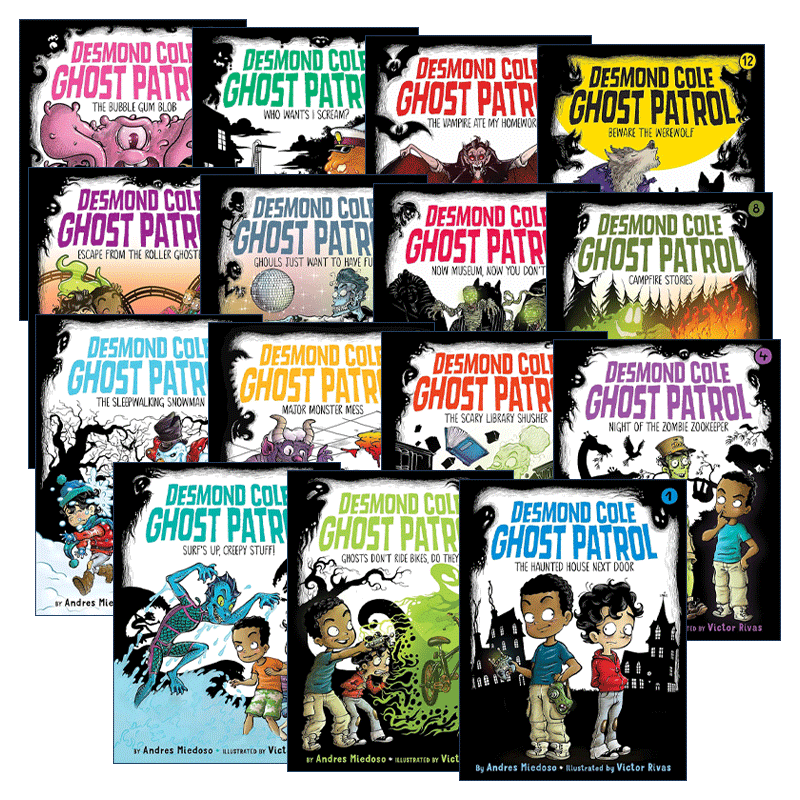德斯蒙德科尔幽灵巡逻队系列15册 英文原版 Desmond Cole Ghost Patrol 初级章节书 英文版 进口英语原版书籍