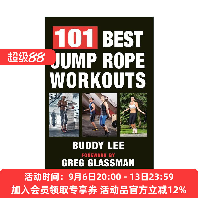 英文原版 101 Best Jump Rope Workouts 101种跳绳运动 高效有氧 健身训练指南 Buddy Lee 英文版 进口英语原版书籍图片