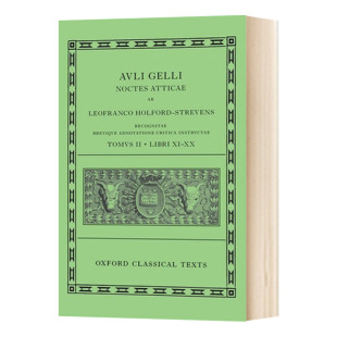 Nights Aulus Attic 英文版 书籍 英文原版 奥卢斯·格利乌斯 Books Gellius 第11 阿提卡之夜 进口英语原版 20卷