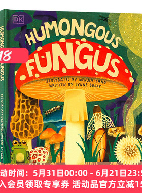 英文原版 Humongous Fungus 真菌王国 儿童自然知识科普绘本 英文版