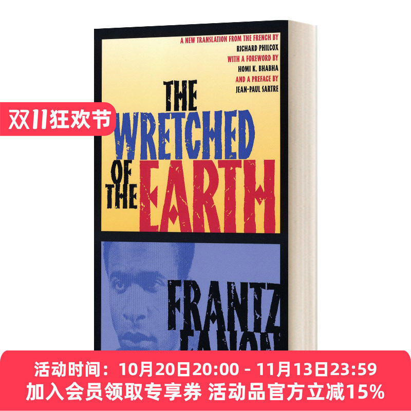 英文原版 大地上的受苦者 非洲历史 The Wretched of the Earth Frantz Fanon弗朗兹·法农 英文版 进口英语原版书籍