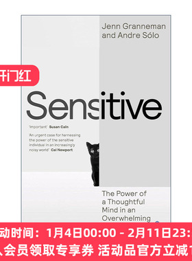 英文原版 Sensitive 高敏感的隐藏力量 Jenn Granneman 英文版 进口英语原版书籍