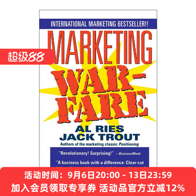 英文原版 Marketing Warfare 商战  杰克?特劳特 英文版 进口英语原版书籍