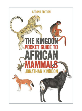 英文原版 The Kingdon Pocket Guide to African Mammals 非洲哺乳动物金顿袖珍指南 第二版 英文版 进口英语原版书籍