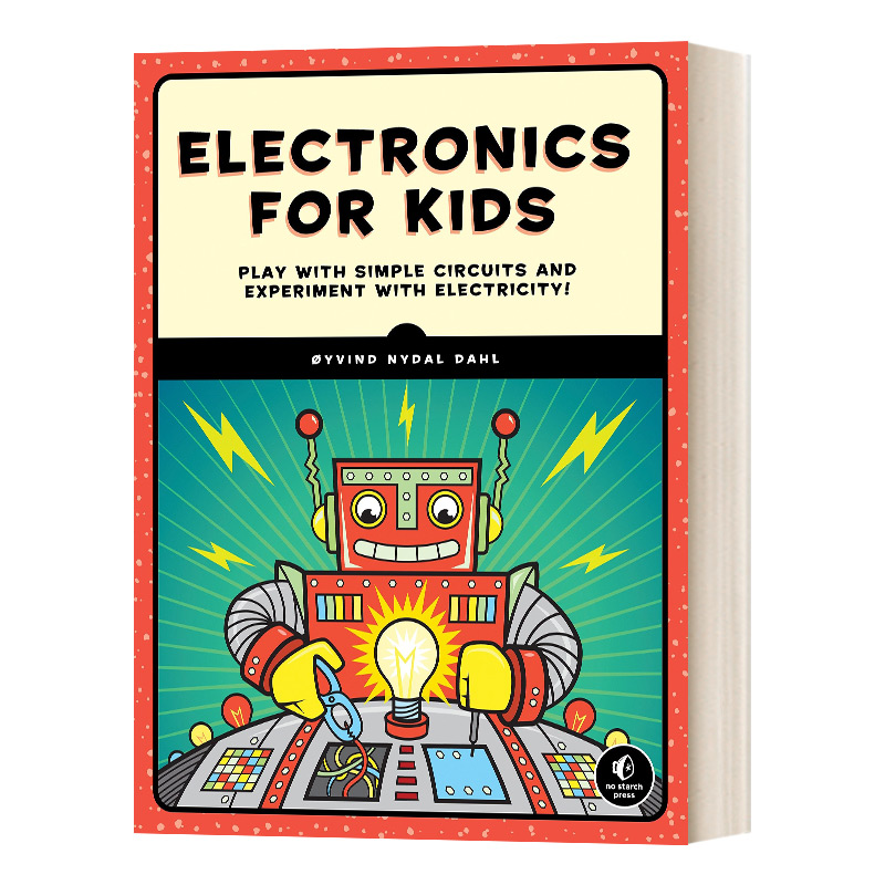 孩子们的电子产品 英文原版 Electronics for Kids 玩简单的电路 用电流做实验 英文版 进口英语原版书籍 书籍/杂志/报纸 原版其它 原图主图