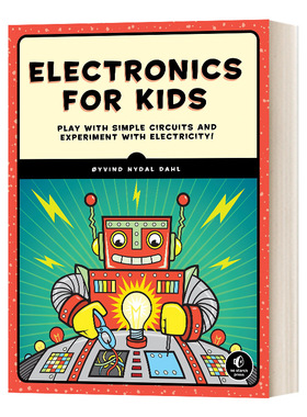 孩子们的电子产品 英文原版 Electronics for Kids 玩简单的电路 用电流做实验 英文版 进口英语原版书籍