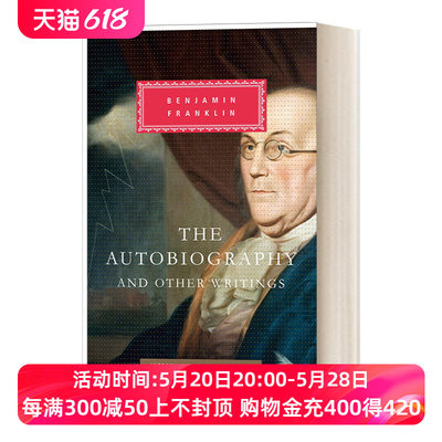 英文原版 Autobiography of Benjamin Franklin 本杰明·富兰克林自传 Everyman精装版 英文版 进口英语原版书籍