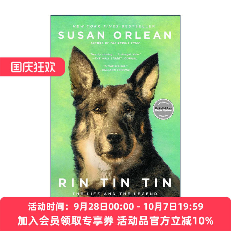 英文原版 Rin Tin Tin 牧羊犬任丁丁 它的一生和传奇 影视原著 愿你被温柔爱过 明星狗狗故事 英文版 进口英语原版书籍