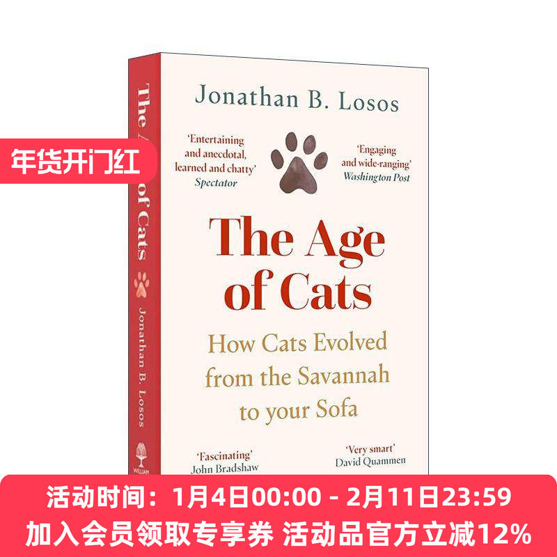 英文原版 The Age of Cats 猫的时代 从草原到沙发的猫咪进化史 英文版 进口英语原版书籍