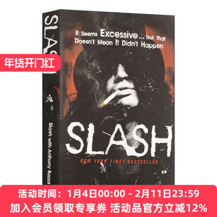 英文原版 Slash 斯莱史 枪花乐队主音吉他手自传 英文版 进口英语原版书籍