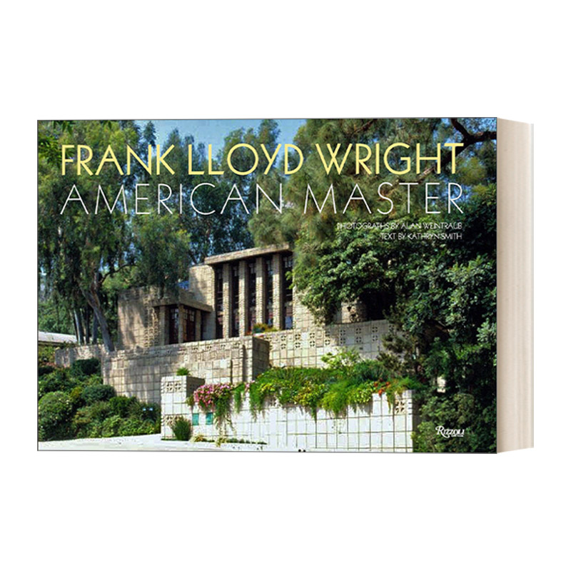 弗兰克·劳埃德·赖特 英文原版 Frank Lloyd Wright 美国大师 职业生涯回顾 住宅工作室建筑设计 精装艺术图册 Alan Weintraub