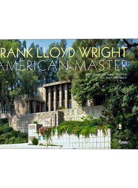 弗兰克·劳埃德·赖特 英文原版 Frank Lloyd Wright 美国大师 职业生涯回顾 住宅工作室建筑设计 精装艺术图册 Alan Weintraub