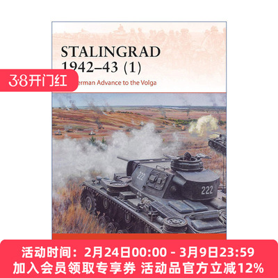 二战苏德1942-1943斯大林格勒战役 英文原版 Stalingrad 1942–43 (1) 卷一 战争历史系列 英文版 进口英语原版书籍