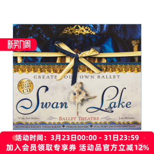 Theatre 舞台表演精装 Swan Ballet 英文版 书籍 英文原版 Seddon 天鹅湖芭蕾舞剧院 Lake Viola 绘本 儿童经典 进口英语原版 Ann