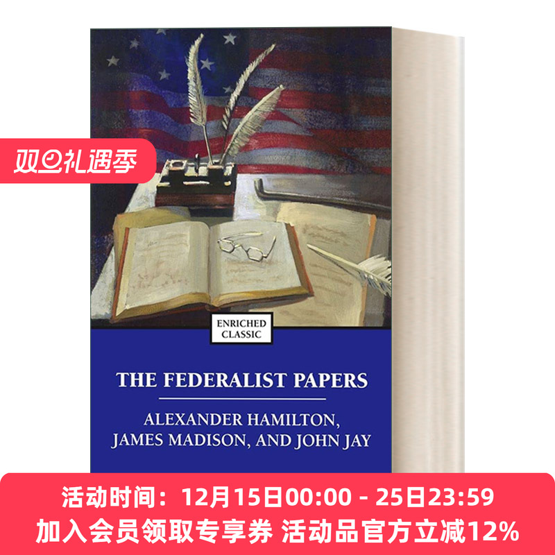 联邦党人文集 英文原版 The Federalist Papers Enriched Classics系列 英文版 进口英语原版书籍