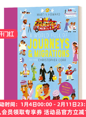 华研原版 英文原版 A World Full of Journeys Volume 8 充满旅行的世界 精装 英文版 进口英语原版书籍