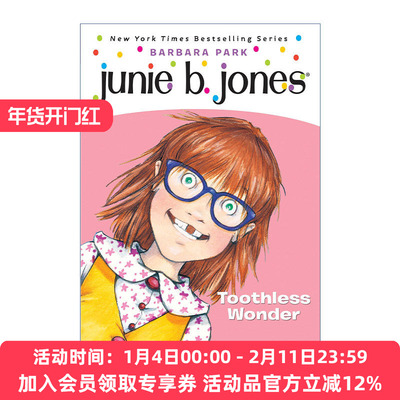 英文原版 Junie B Jones First Grader 20 Toothless Wonder 朱尼琼斯系列 一年级20 无牙的奇迹 儿童章节桥梁故事书 Barbara Park