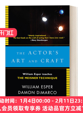 英文原版 The Actor's Art and Craft 表演力 迈斯纳方法帮你练好基本功 表演艺术 电影 William Esper 英文版 进口英语原版书籍