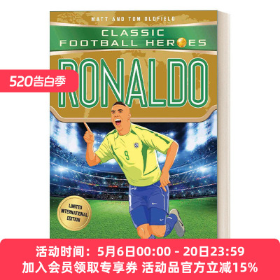 英文原版 Ronaldo Brazil 经典足球明星人物传记 罗纳尔多路易斯 Classic Football Heroes 英文版 进口英语原版书籍