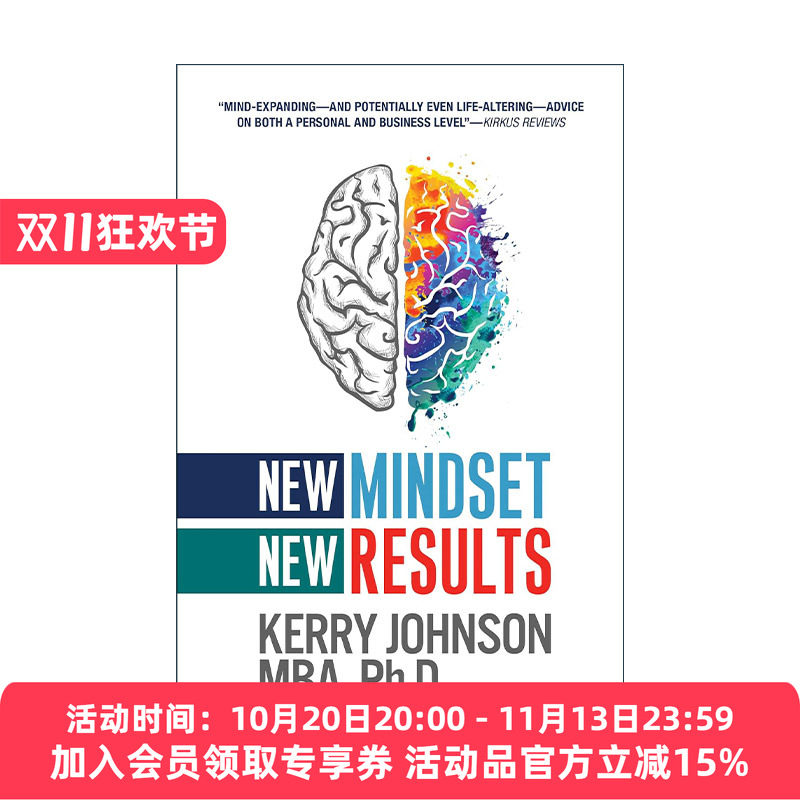 心态制胜 英文原版 New Mindset New Results 在不确定的世界里强悍地活着 Kerry Johnson克里·约翰逊 英文版 进口英语原版书籍