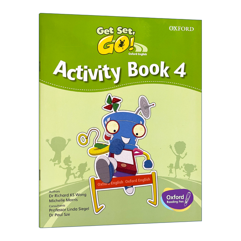 活动手册  英文原版 Get Set Go Activity Book 4 英文版 进口英语原版书籍