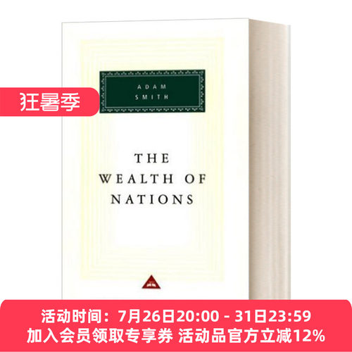 英文原版 The Wealth of Nations 国富论 人人图书馆精装收藏版 英文版 进口英语原版书籍