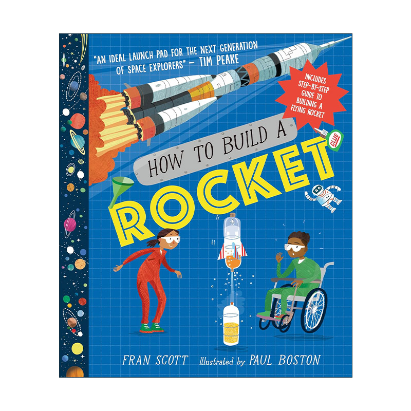 如何制作火箭 英文原版 How to Build a Rocket 儿童科普百科知识绘本精装 英文版 进口英语原版书籍