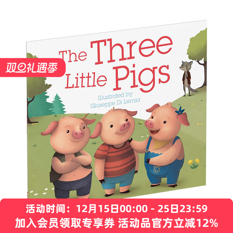 英文原版绘本 The Three Little Pigs 三只小猪 DK系列 幼儿启蒙认知早教绘本 英文版 进口英语原版书籍