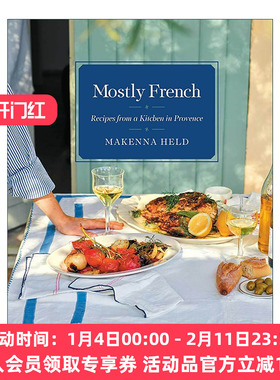 英文原版 Mostly French 普罗旺斯厨房的食谱 精装 亚马逊月度佳选 英文版 进口英语原版书籍