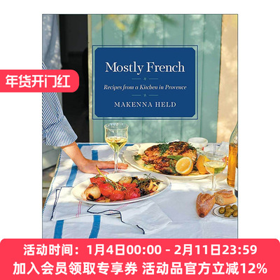英文原版 Mostly French 普罗旺斯厨房的食谱 精装 亚马逊月度佳选 英文版 进口英语原版书籍