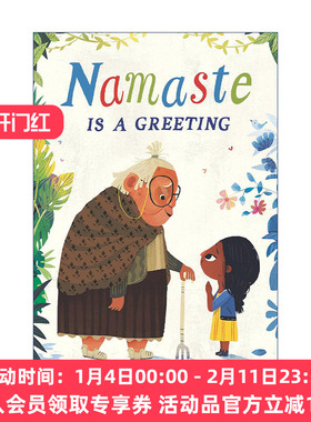 合十礼是一种问候  英文原版 Namaste Is a Greeting 儿童精装绘本 Sandhya Prabhat 英文版 进口英语原版书籍