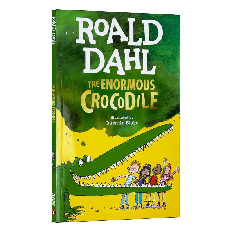 巨大的鳄鱼 英文原版 The Enormous Crocodile 罗尔德达尔 儿童文学故事章节小说 英文版 进口英语原版书籍