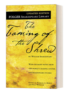 华研原版 英文原版 The Taming of the Shrew 莎士比亚 驯悍记 Folger Shakespeare Library系列 英文版 进口英语原版书籍