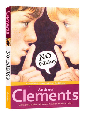 英文原版 No Talking 不要说话 Andrew Clements 安德鲁 克莱门斯 儿童课外英语读物 英文版 进口英语原版书籍